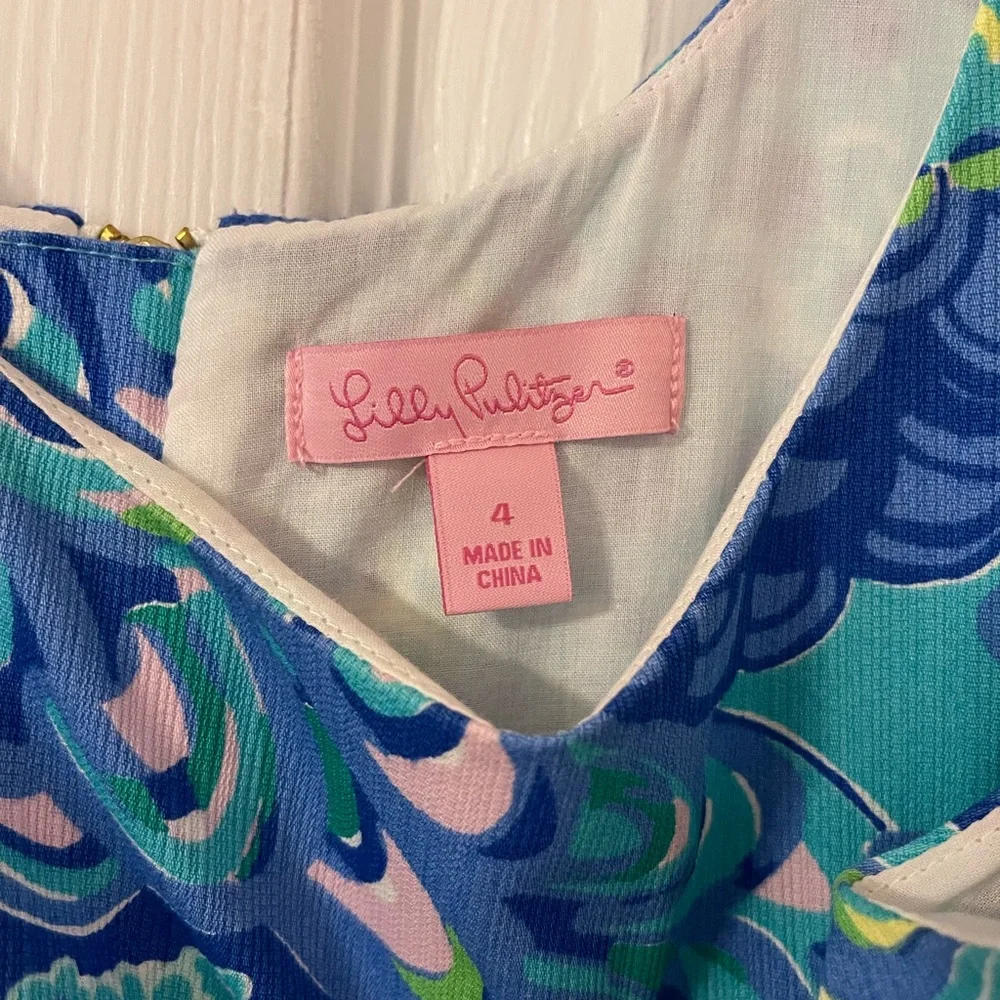 LILLY PULITZER- Beautiful Size 4 Dress! GREAT Condition πππ - Picture 4 of 8